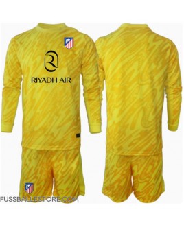 Günstige Atletico Madrid Torwart 3rd trikot Kinder 2024-25 Langarm (+ Kurze Hosen)